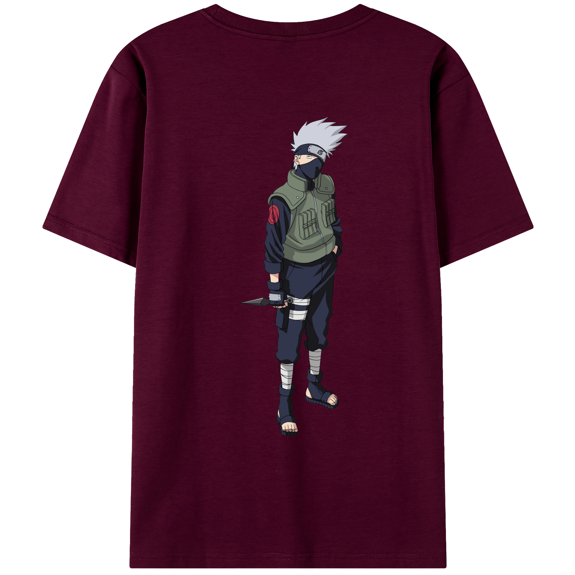 （画像用） NARUTO -ナルト- はたけ カカシ Hatake Kakashi レディース半袖Tシャツ(バックプリント)